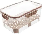 BESPORTBLE Ice Chilled Camping Food Container with High Efficiency Seal Portable Leakproof Picnic Storage Box for Fruits Veggies and Snacks Easy Clean Design for