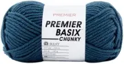 6 Pack Premier Basix Chunky Yarn-Heritage Blue 1145-33