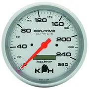 Autometer Ultra Lite Speedometer In Dash Electronic - 260 km/h, 5 Inch, AU4489-M