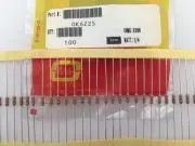 (200 pcs) OK6225 Ohmite, 1/4 Watt 6.2K Ohm 5%, Carbon Film Resistor (Axial)