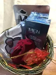 Men’s Christmas Gift basket gift set tiger eye gemstone Sunscreen Moisturiser