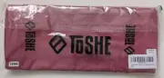 Toshe Farmhouse Table Runner Pink 14" x 60" Burlap Linen Look