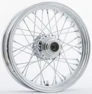 HD Chrome Single Disc 40 Spoke Front Wheel 16X3.5 Harley Heritage Springer 00-06
