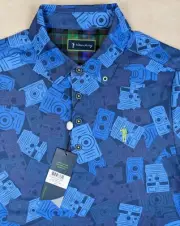 William Murray Mens Small Shirt Candid Camera Polo NWT $88 38" Chest Golf Casual
