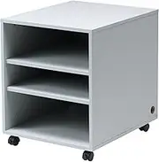 Sanwa Supply CP-051GY Storage Box (W x D x H): 19.7 x 23.6 x 23.6 inches (500 x 600 x 600 mm), Light Gray