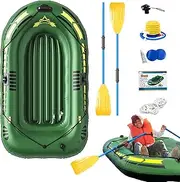 Inflatable Sport Boats - Inflatable Boat Canoe, Adults Inflatable Boats, Kids Inflatable Rafts | Inflatable Rafting & Fishing Boat with Oars Pump, Mobile Fishing Craft Raft for Lake, 6.30x3.71x1.31in