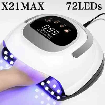 320W Nail Lamp 72LED UV Tool Professional Polish Dryer Gel Acrylic Curing Lights