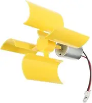 POFET 360° Micro Wind Generator Vertical Turbines Blades Mini Motor Kit for DIY