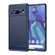 MCC Slim Google Pixel 6 Pro 5G Shockproof Soft Carbon Case Cover Skin 6Pro [Dark Blue]