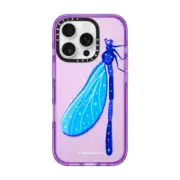iPhone 16 Pro Impact Case Blue Dragon by Sofia Castellanos