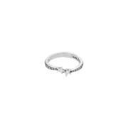 (W) Pandora Shooting Stars Sparkling Ring Sterling Silver Clear