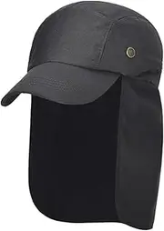 [Frediuo] Fishing Hat Summer Sun Hat Sun Protection Adults Adjustable Portable Fisherman Hat Fishing Cap for Backpacking Summer Outdoor