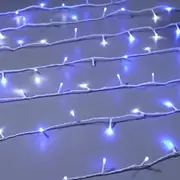 400 Sparkle LED Connectable String Light - White Cable