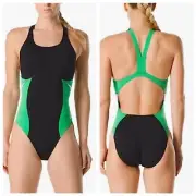 NWT Speedo Women's One Piece Endurance+ Super Pro Block Adult Team Colors. 32