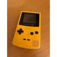 在飛比找蝦皮購物優惠-Gameboy 掌上遊戲機 黃色 可開機 晶片正常但螢幕需修