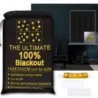 Cut To Size Blackout Blinds Portable Blackout Curtains Waterproof Polyester