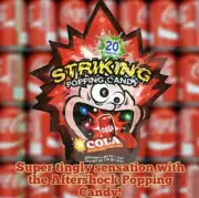 Striking Popping Candy, Cola Flavour 30g(20 Pouches), Super Tingly Sensation.