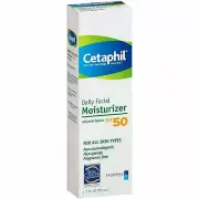 Cetaphil Daily Facial Moisturizer with SPF 50+ All Skin Types 1.7 oz Pack of 6