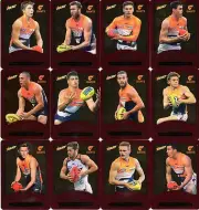 2014 AFL SELECT CHAMPIONS GREATER WESTERN SYDNEY GOLD PARALLEL TEAM SET 12 CARD