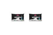 2PK Tontine Sleep Tight Silver Shield Medium Cotton Profile Pillow 46x71cm White