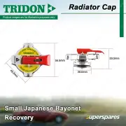Tridon Safety Lever Radiator Cap for Nissan Bluebird Cabstar Cefiro Civilian Bus (for: Nissan)