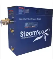 SteamSpa OAT750 Oasis 7.5 KW QuickStart Steam Bath Generator - Chrome