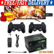 10000+ 4K HDMI TV Video Game Stick Retro Gaming Console w/2 Wireless ControlleZV
