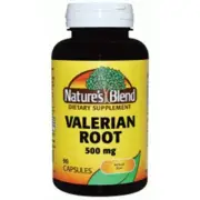 Nature's Blend Valerian Root 500 mg Supplement, 90 Capsules 079854610901VL