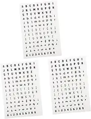 Gogogmee 3 Sets Silicone Stamp Rubber Clear Silicone for Crafting Making Stamps English Alphabet Stamp Silicone Clear Stamps Toddler Stamps Lowercase Stamps Sealing Strip Manual Plastic