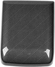 Center Armrest Box Cover: Water Proof Carbon Fiber Style Center Console Cover, Car Armrest Seat Box Protector, Compatible with 2024 Tacoma
