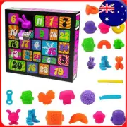 Nee Doh Christmas Squeeze Toy Advent Calendar - Fun Stress Relief Sensory Toy AU