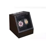 Watch Winder Box 2 Slot Ultra Quite Automatic High-End Wood-Grain Festivals Gift