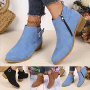 Roman Retro Short Boots Children's Autumn And Winter New Large Size Medium Heel