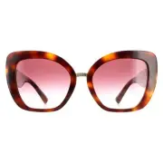 Valentino Sunglasses VA4057 50118H Light Havana Purple Gradient