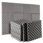 Sound Proof Foam Panels for Walls: 12 pcs Acoustic Foam Panels with Double Si...