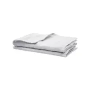 2pc Bambury Home Decor Tableware Linen Napkin Set 45x45cm Silver Woven