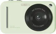 1080P Digital Camera Digital Video Camera 48MP 2.4 Inch IPS Screen Auto Focus 16X Digital Built-in Flash Battery Beau Filters Birthday Festival Students Teenagers Green