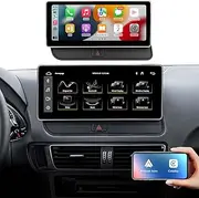 10.25" Touch Screen Carplay Android Auto Standalone Unit for Audi Q5 SQ5 (2009-2017) Concert Symphony System Car Radio Stereo AHD Camera with USB Video Playback Mirroring