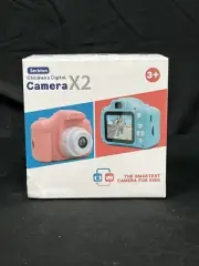 Seckton X2 Blue Children Portable Digital Selfie Camera With Flash