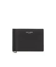 Saint Laurent Bill Clip Wallet One size Black