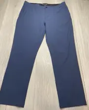 Travis Mathew Pants Men 38 Blue Right On Time Performance Golf Chino Sport Light