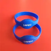 13.56MHZ S50 F08 NFC Tags ISO14443A Silicone NFC Wristband Bracelet