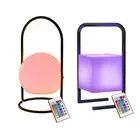 Remote Night Light RGB Portable Outdoor Camping Bedside Table Lamp Dimmable IP65