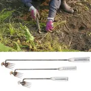 Garden Weeder Hand Tool Gardening Hoes with Long Handle Portable Uprooting
