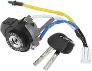 Yurefax Ignition Lock Cylinder W/Keys - Car Ignition Switch Cylinder Lock Assembly -, for Kia, Optima 2016-2020 Metal Gray - 1set Car Ignition Switch Lock