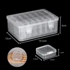 Small Bead Organizers Set Clear Bead Storage Containers Portable Bead wuadj