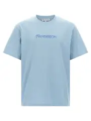 [J.W. Anderson] J. W. Anderson-Three-Dimensional Logo T Shirt Celeste-Uomo M Light Blue