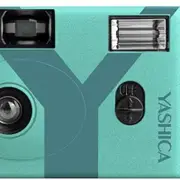 Yashica MF-1 Snapshot Reusable 35mm Film Camera - Y Edition Turquoise
