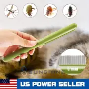 Dense Teeth Comb Manual Dog Cat Pets Anti Flea Comb Lice Removal Pet Brush