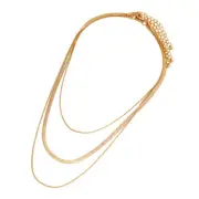 Snake Neck Pendant Snake Link Chain Snake Rope Chain Flat Snake Necklace